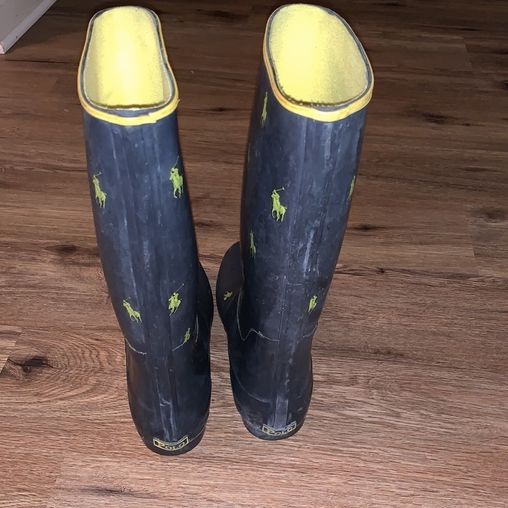 Polo Ralph Lauren rubber rain boots size - 7 - Picture 2 of 7